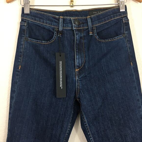 NWT Rag & Bone / TECH high rise blue jeans - Picture 3 of 6
